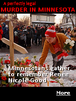 On January 7, 2026, Renee Good, a 37-year-old American citizen, was fatally shot by ICE agent Jonathan Ross in Minneapolis. Good was in her car, stopped sideways in the street. Ross moved to the front-left of the vehicle as Good briefly reversed, then began driving into the direction of traffic while turning away from Ross. Ross fired three shots, killing her, one through the windshield, then two through the open driver's side window as she passed him.